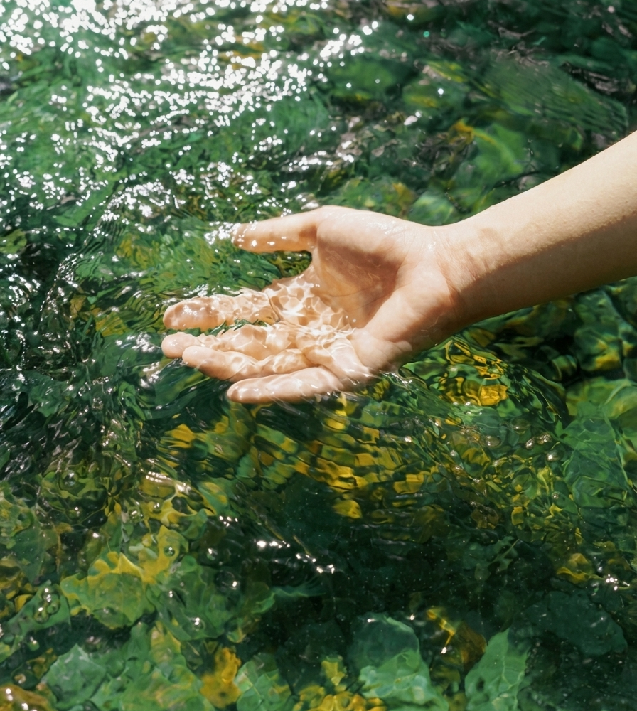 Apotikari-style hero — ritual in use, calm apothecary lifestyle photo